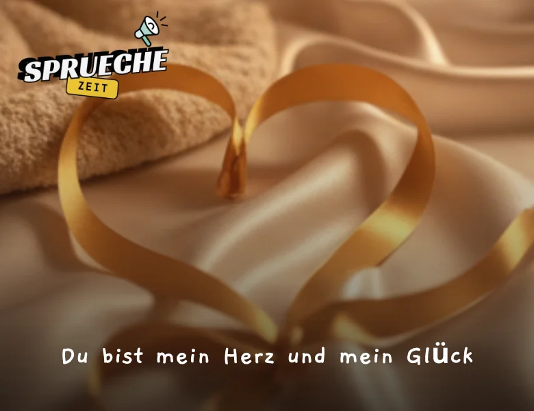 Liebessprüche – Worte, die von Herzen kommen 29 Du bist mein Herz und mein Glück