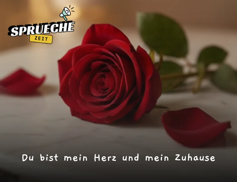 Liebessprüche – Worte, die von Herzen kommen 17 Du bist mein Herz und mein Zuhause