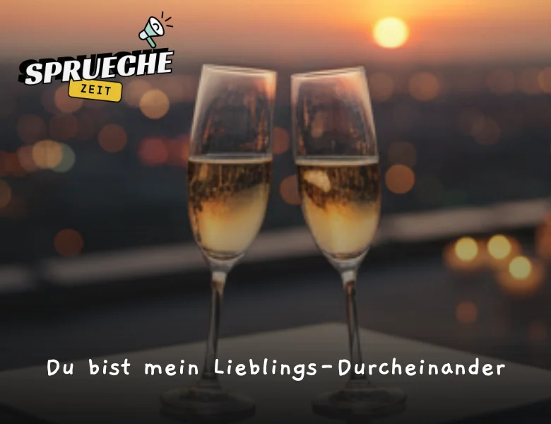 Liebessprüche – Worte, die von Herzen kommen 20 Du bist mein Lieblings-Durcheinander