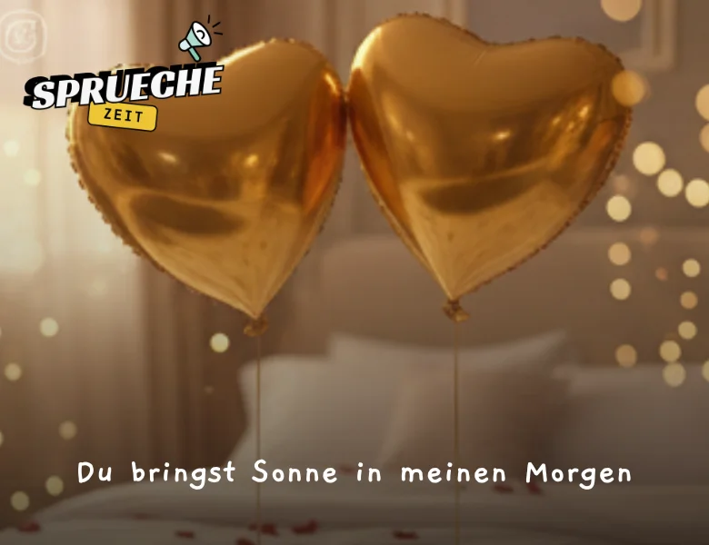 Liebessprüche – Worte, die von Herzen kommen 34 Du bringst Sonne in meinen Morgen