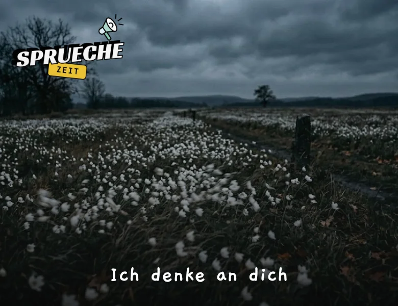 Trauersprüche – Einfühlsame Worte des Mitgefühls und der Erinnerung 20 Ich denke an dich