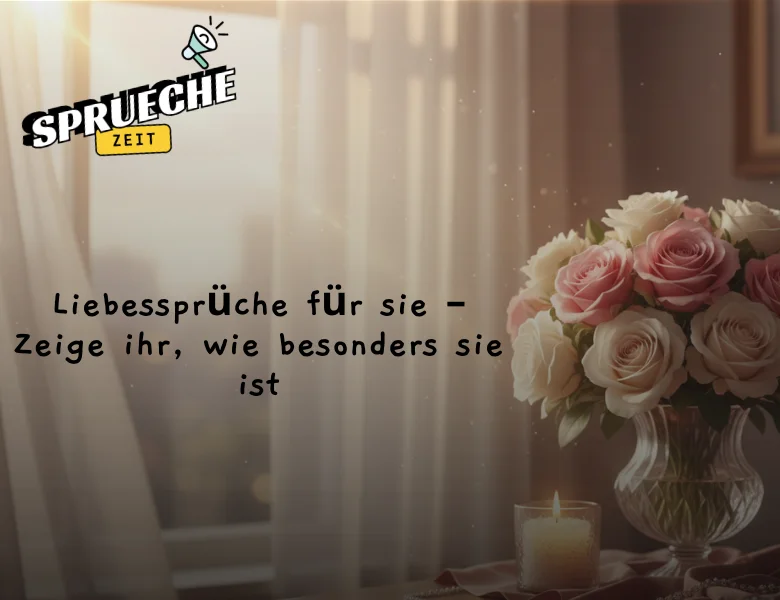 Liebessprüche – Worte, die von Herzen kommen 2 Liebessprüche für sie – Zeige ihr, wie besonders sie ist