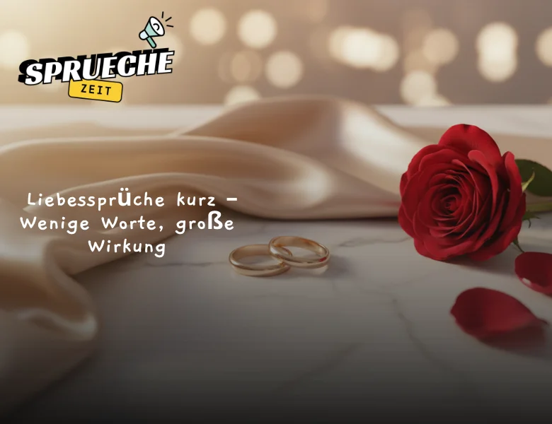 Liebessprüche – Worte, die von Herzen kommen 16 Liebessprüche kurz – Wenige Worte, große Wirkung