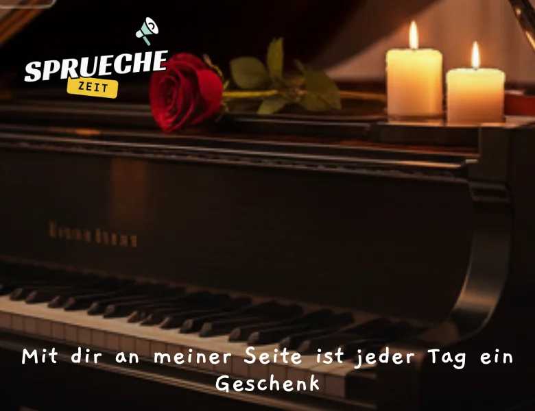 Liebessprüche – Worte, die von Herzen kommen 25 Mit dir an meiner Seite ist jeder Tag ein Geschenk