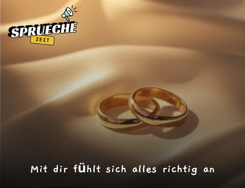 Liebessprüche – Worte, die von Herzen kommen 18 Mit dir fühlt sich alles richtig an