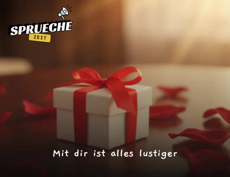 Liebessprüche – Worte, die von Herzen kommen 19 Mit dir ist alles lustiger