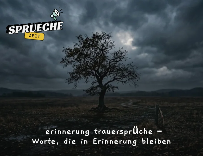Trauersprüche – Einfühlsame Worte des Mitgefühls und der Erinnerung 15 erinnerung trauersprüche – Worte, die in Erinnerung bleiben