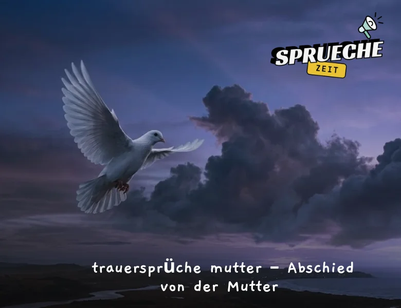 Trauersprüche – Einfühlsame Worte des Mitgefühls und der Erinnerung 9 trauersprüche mutter – Abschied von der Mutter