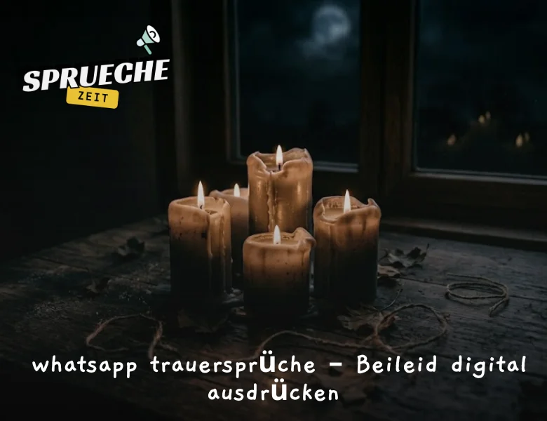 Trauersprüche – Einfühlsame Worte des Mitgefühls und der Erinnerung 18 whatsapp trauersprüche – Beileid digital ausdrücken