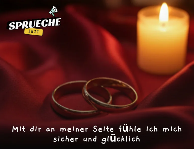 Liebessprüche – Worte, die von Herzen kommen 10 „Mit dir an meiner Seite fühle ich mich sicher und glücklich.“