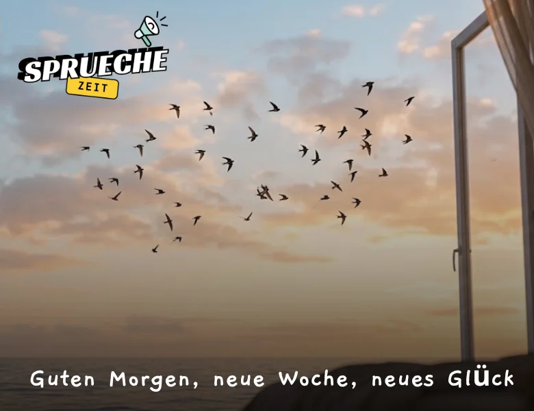Guten Morgen, neue Woche, neues Glück