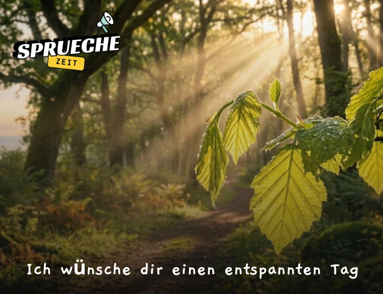 Ich wünsche dir einen entspannten Tag