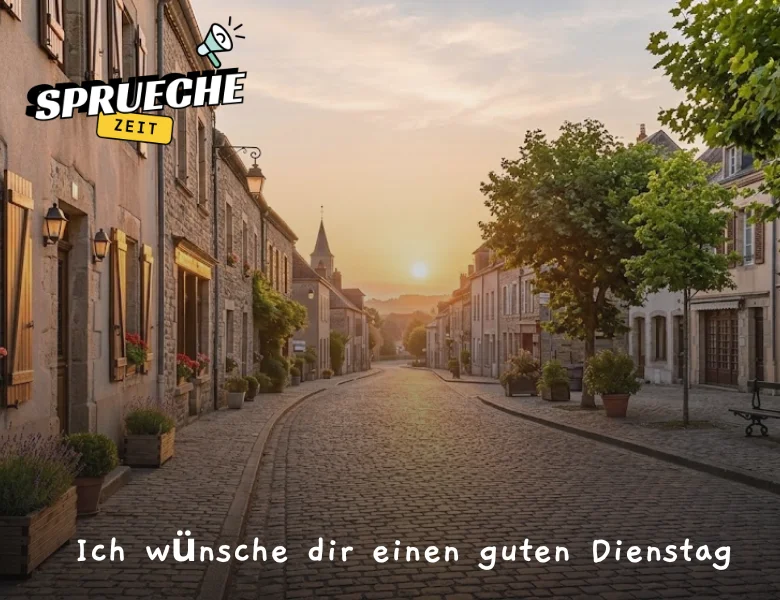 Ich wünsche dir einen guten Dienstag