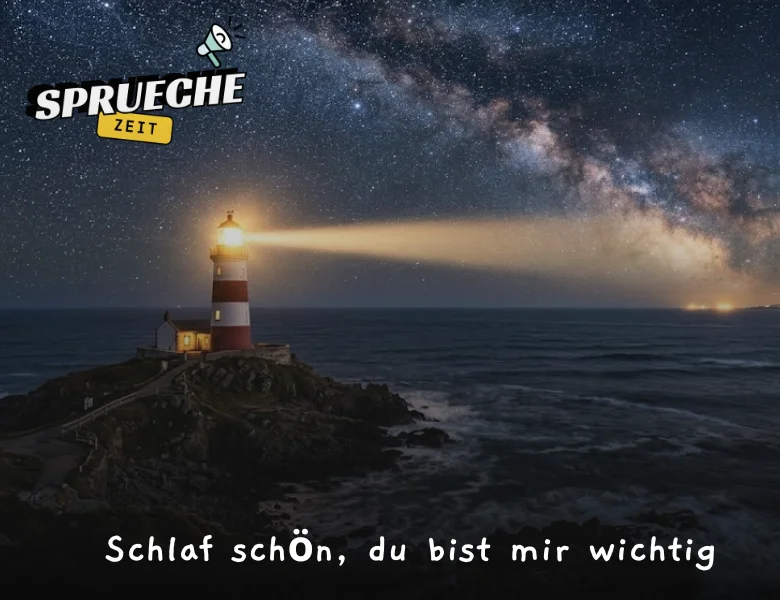 Schlaf schön, du bist mir wichtig