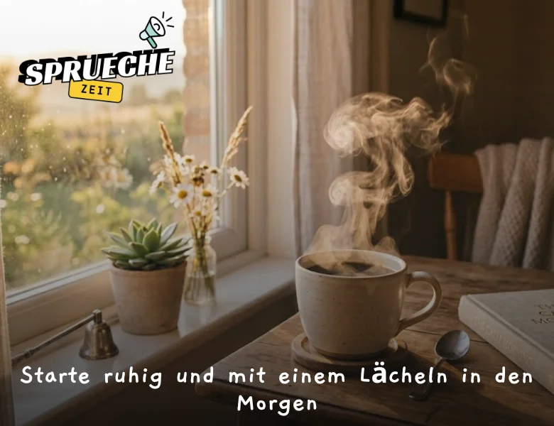 Starte ruhig und mit einem Lächeln in den Morgen