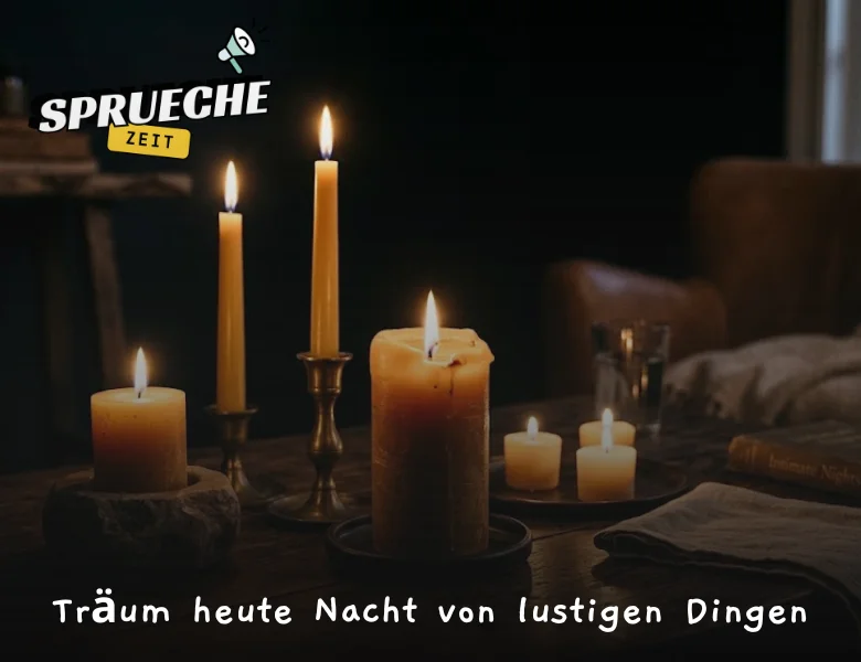 Träum heute Nacht von lustigen Dingen