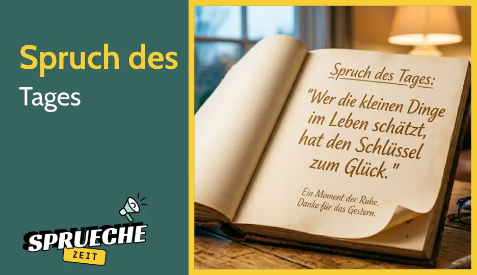 Spruch des Tages